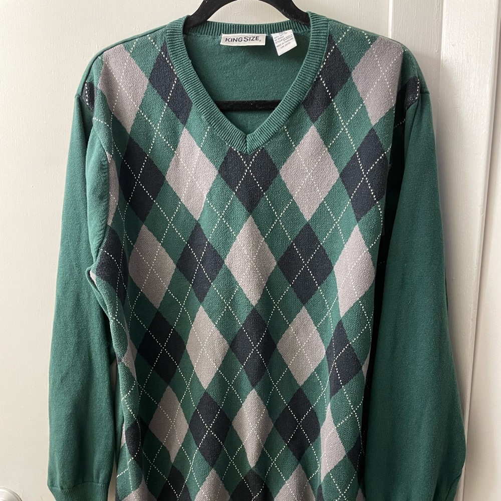 King Size brand oversized v-neck sweater